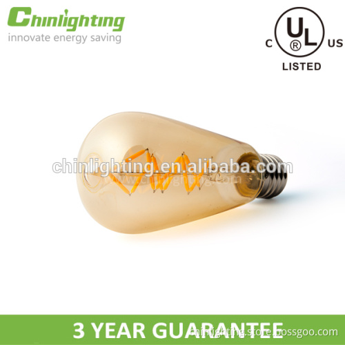 E26/E27 4W 6W ST64 Squirrel Cage Antique Decorative Filament LED Edison Bulb led